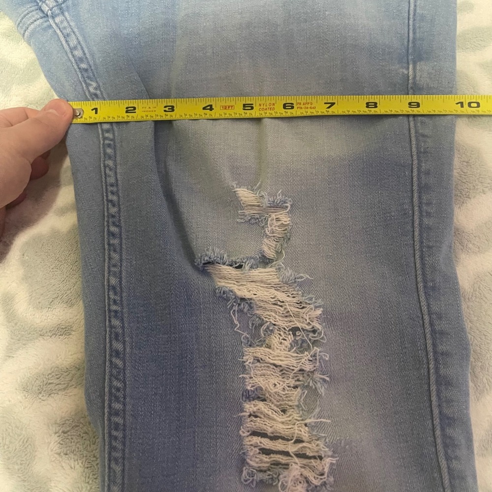Hollister California Advanced Stretch Skinny Jeans‎ Men Distressed Light Wash - Picture 10 of 10